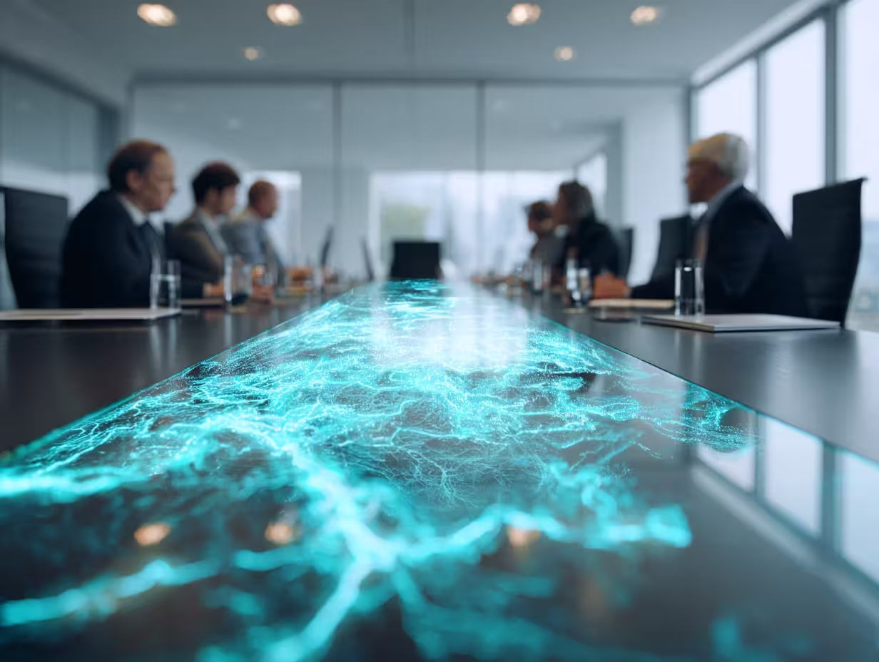 Executive IT consultation boardroom